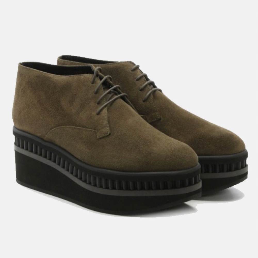 Robert Clergerie Limmy Leather Platform Shoes 39.5